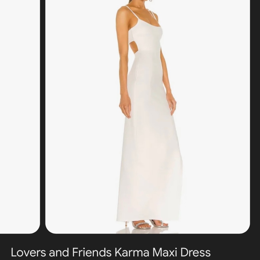 Karma Maxi Dress in White Lovers and Friends